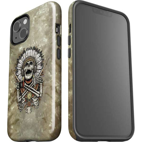 Liquid Blue Tribal Beats iPhone 14 Impact Case