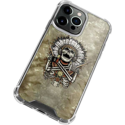 Liquid Blue Tribal Beats iPhone 15 Pro Clear Case