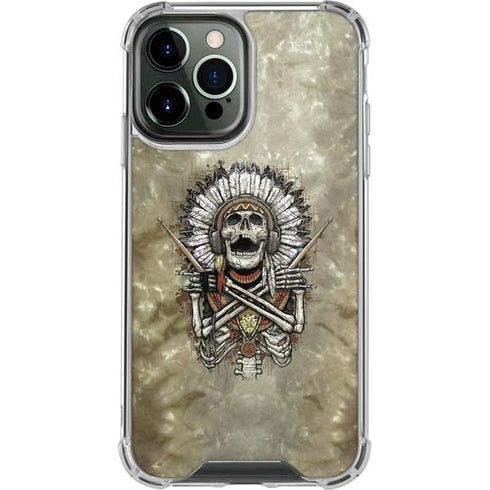 Liquid Blue Tribal Beats iPhone 14 Pro Max Clear Case