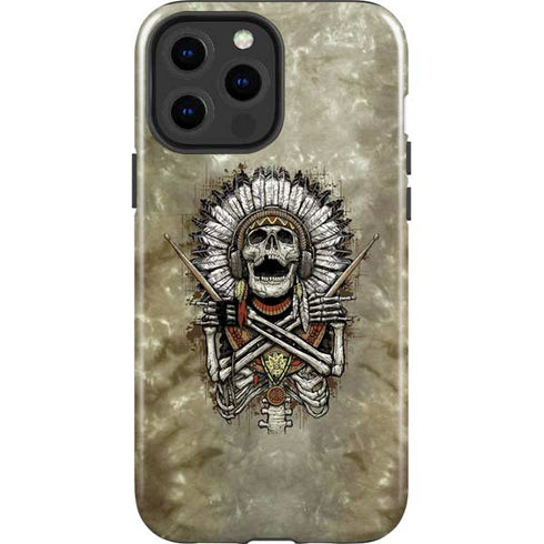 Liquid Blue Tribal Beats iPhone 15 Pro Max Impact Case