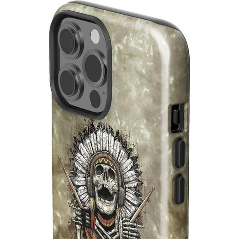 Liquid Blue Tribal Beats iPhone 15 Pro Max Impact Case