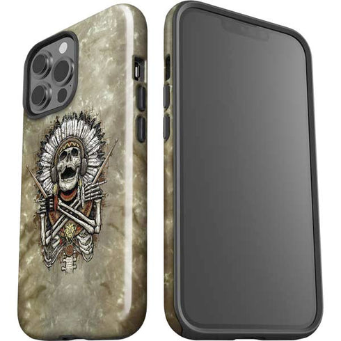 Liquid Blue Tribal Beats iPhone 15 Pro Max Impact Case