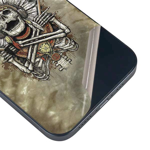 Liquid Blue Tribal Beats iPhone 14 Skin