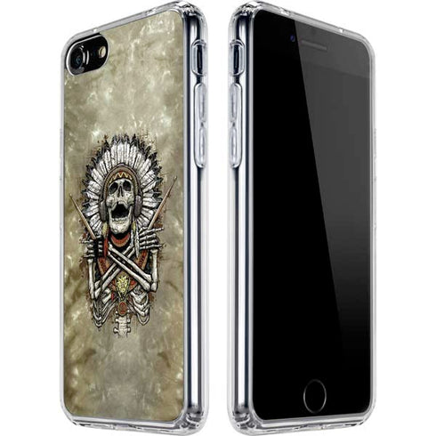 Liquid Blue Tribal Beats iPhone SE (2nd & 3rd Gen) Clear Case