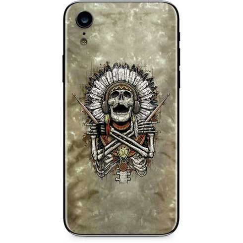 Liquid Blue Tribal Beats iPhone XR Skin