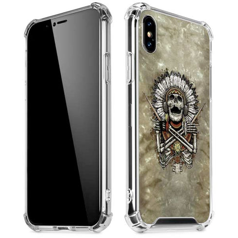 Liquid Blue Tribal Beats iPhone XS Max Clear Case