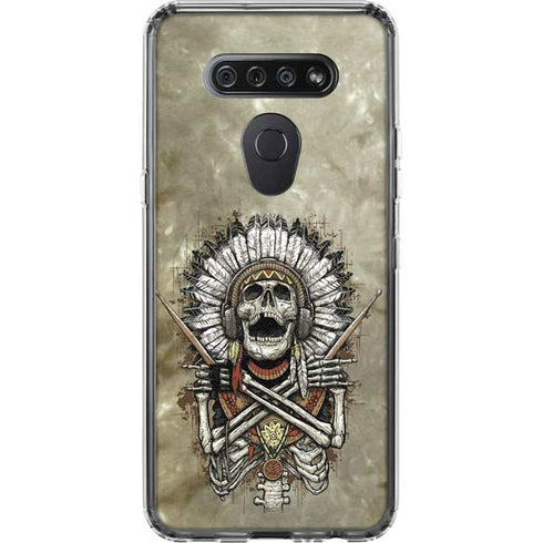 Liquid Blue Tribal Beats LG K51/Q51 Clear Case