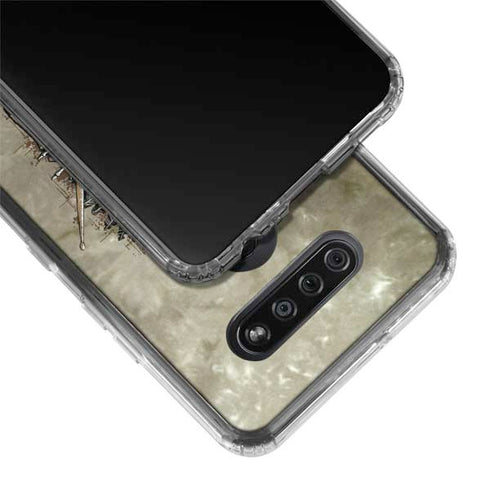 Liquid Blue Tribal Beats LG K51/Q51 Clear Case