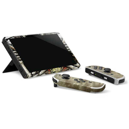 Liquid Blue Tribal Beats Nintendo Switch OLED (2021) Skin