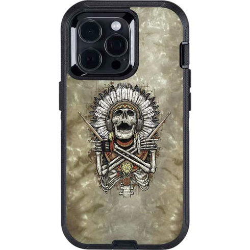 Liquid Blue Tribal Beats Otterbox Defender iPhone Skin