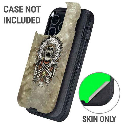 Liquid Blue Tribal Beats Otterbox Defender iPhone Skin