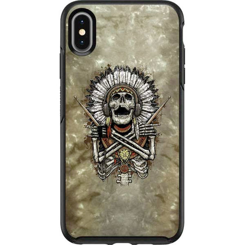 Liquid Blue Tribal Beats Otterbox Symmetry iPhone Skin