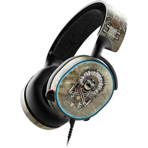 Liquid Blue Tribal Beats SteelSeries Arctis 3 Skin