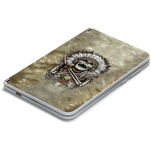 Liquid Blue Tribal Beats Surface Duo Skin