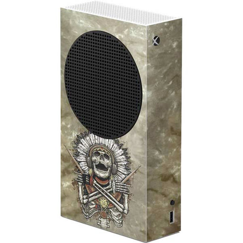 Liquid Blue Tribal Beats Xbox Series S Console Skin