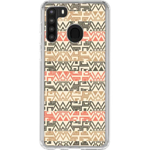 Tribal Fashion Galaxy A21 Clear Case