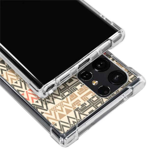 Tribal Fashion Galaxy S22 Ultra Clear Case