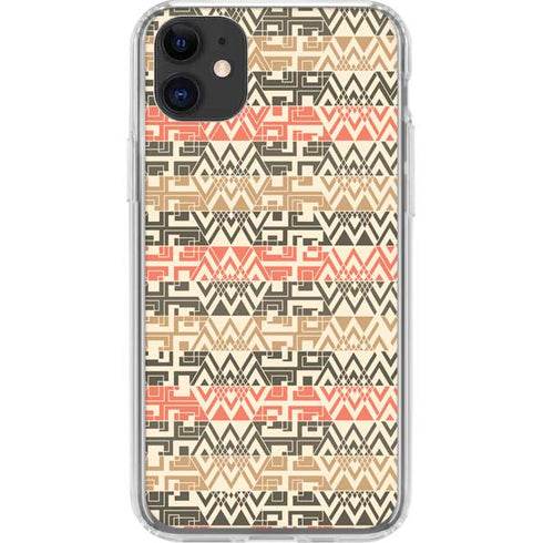 Tribal Fashion iPhone 11 Clear Case