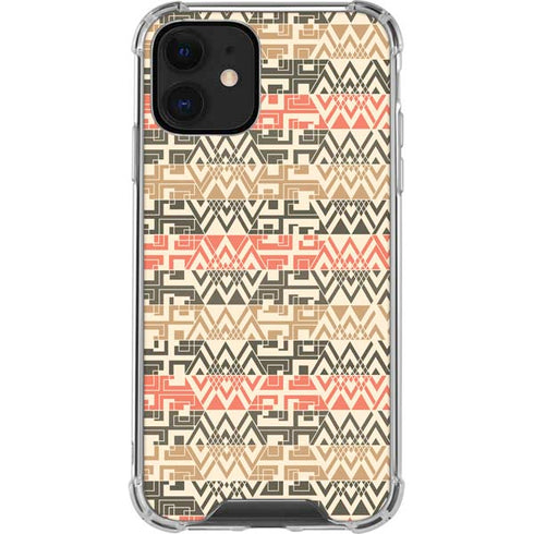 Tribal Fashion iPhone 12 Clear Case