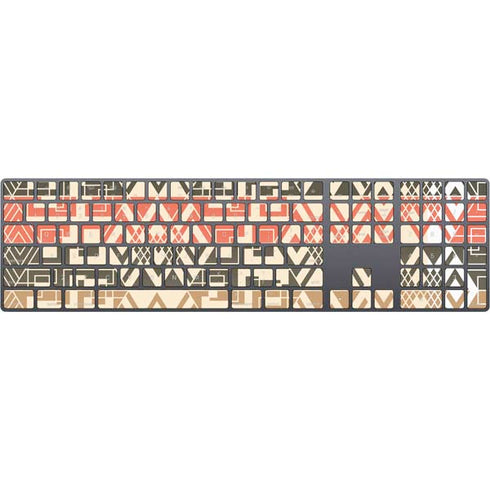 Tribal Fashion Magic Keyboard with Numeric Keypad Skin