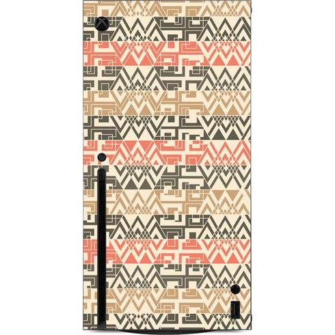 Tribal Fashion Xbox Series X Console Skin