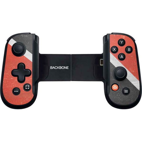 Trinidad and Tobagao Flag Distressed Backbone One for iPhone Game Controller Skin