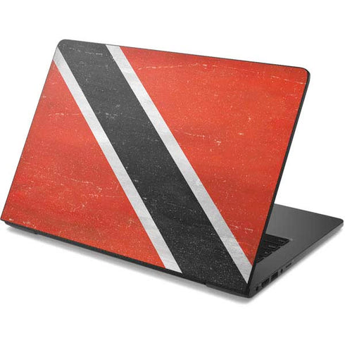 Trinidad and Tobagao Flag Distressed Dell Chromebook Skin