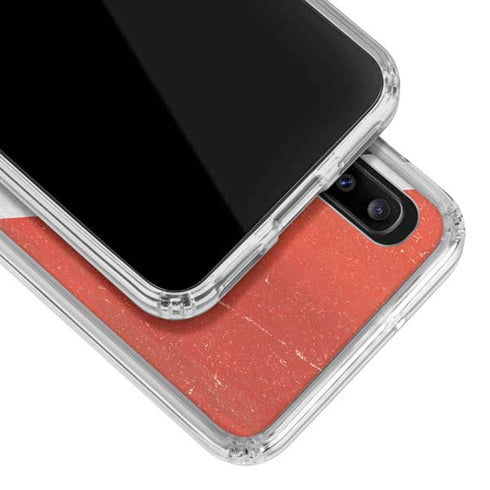 Trinidad and Tobagao Flag Distressed Galaxy A30 Clear Case