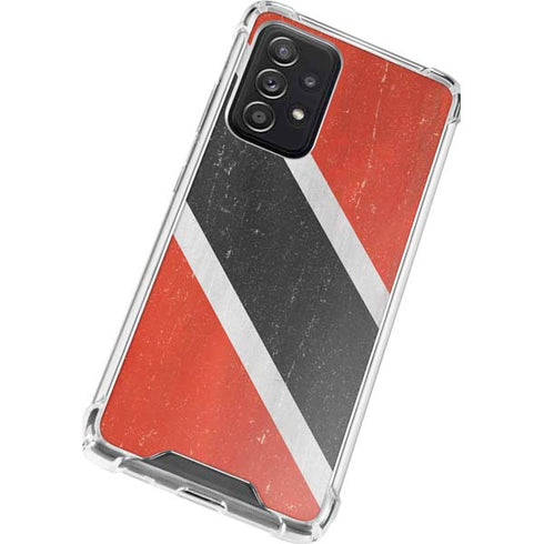 Trinidad and Tobagao Flag Distressed Galaxy A52 5G Clear Case