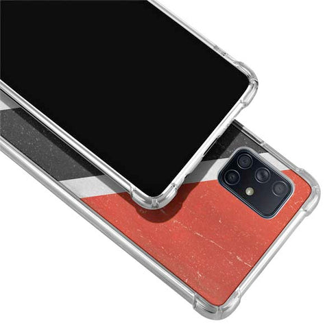 Trinidad and Tobagao Flag Distressed Galaxy A71 5G Clear Case