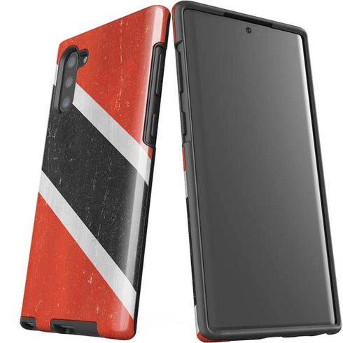 Trinidad and Tobagao Flag Distressed Galaxy Note 10 Pro Case