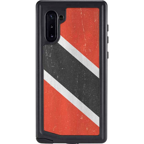 Trinidad and Tobagao Flag Distressed Galaxy Note 10 Waterproof Case