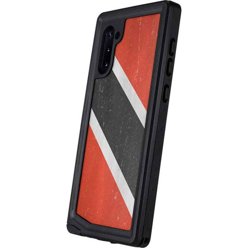Trinidad and Tobagao Flag Distressed Galaxy Note 10 Waterproof Case
