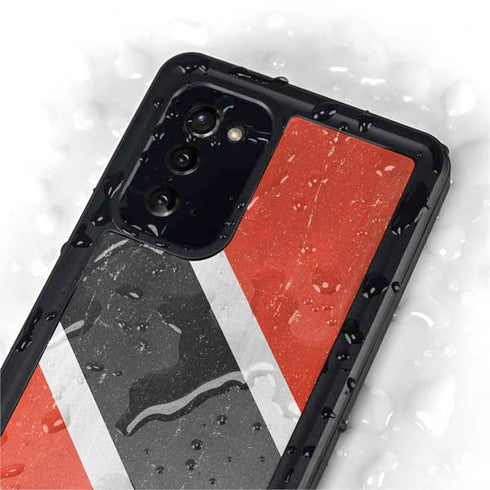 Trinidad and Tobagao Flag Distressed Galaxy Note20 5G Waterproof Case