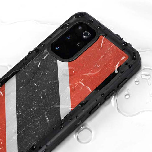 Trinidad and Tobagao Flag Distressed Galaxy S20 Plus Waterproof Case