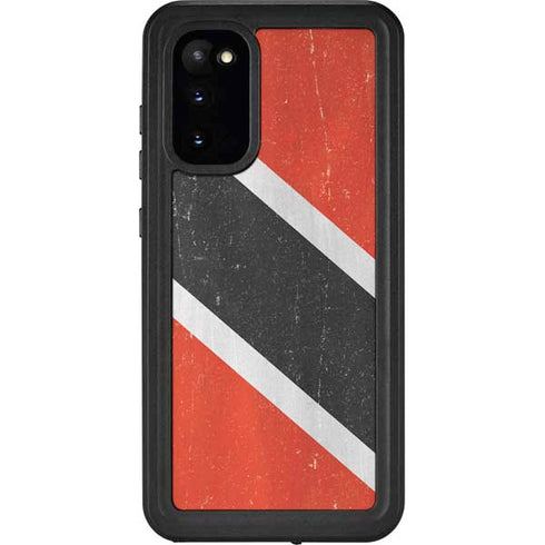 Trinidad and Tobagao Flag Distressed Galaxy S20 Waterproof Case