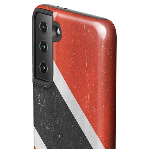 Trinidad and Tobagao Flag Distressed Galaxy S21 Plus 5G Pro Case