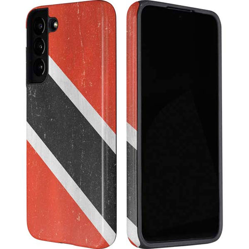 Trinidad and Tobagao Flag Distressed Galaxy S22 Pro Case