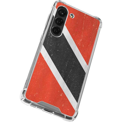 Trinidad and Tobagao Flag Distressed Galaxy S23 Clear Case