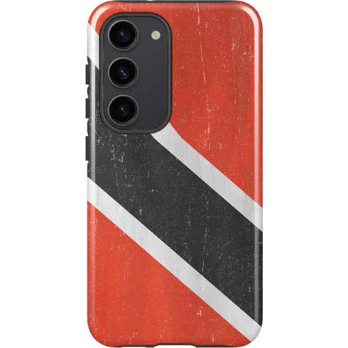 Trinidad and Tobagao Flag Distressed Galaxy S23 Pro Case