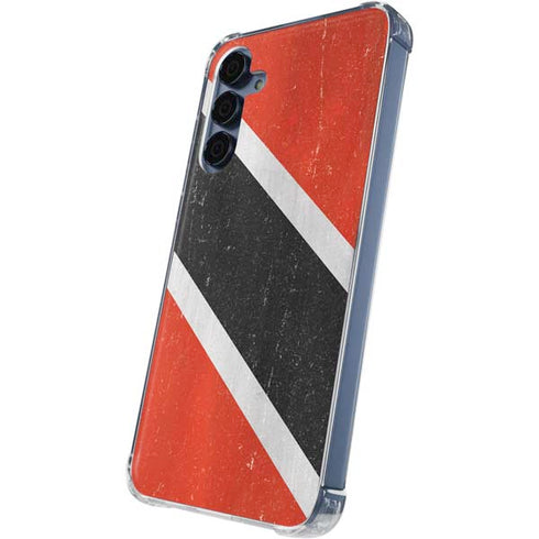 Trinidad and Tobagao Flag Distressed Galaxy S24 Clear Case