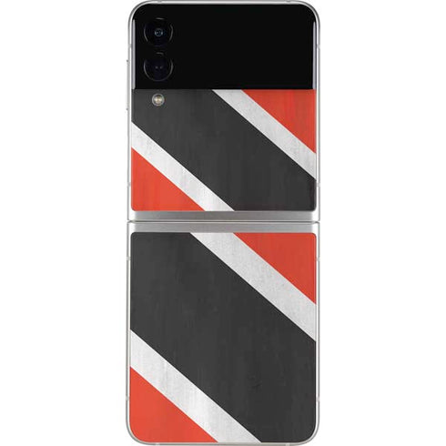Trinidad and Tobagao Flag Distressed Galaxy Z Flip4 5G Skin