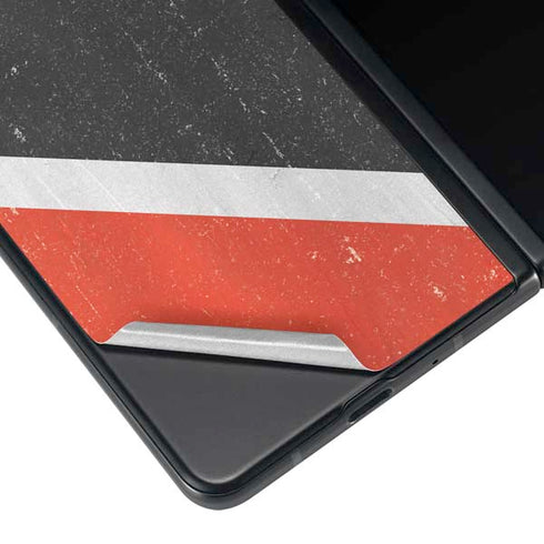 Trinidad and Tobagao Flag Distressed Galaxy Z Fold4 5G Skin