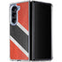Trinidad and Tobagao Flag Distressed Galaxy Z Fold5 5G Clear Case