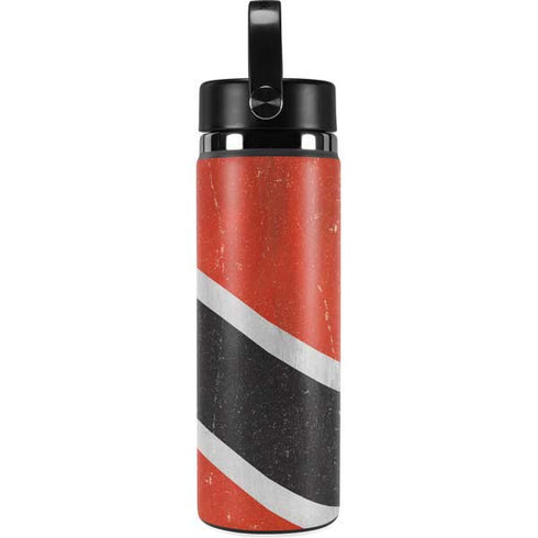 Trinidad and Tobagao Flag Distressed Hydro Flask 20oz Wide Mouth Skin