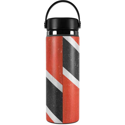 Trinidad and Tobagao Flag Distressed Hydro Flask 20oz Wide Mouth Skin