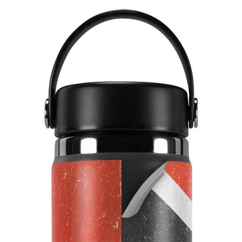 Trinidad and Tobagao Flag Distressed Hydro Flask 20oz Wide Mouth Skin