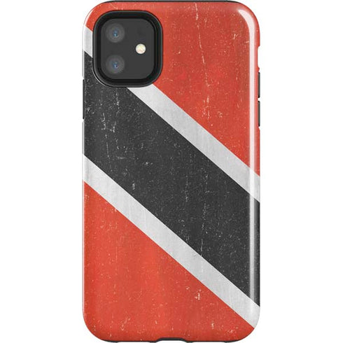 Trinidad and Tobagao Flag Distressed iPhone 11 Impact Case