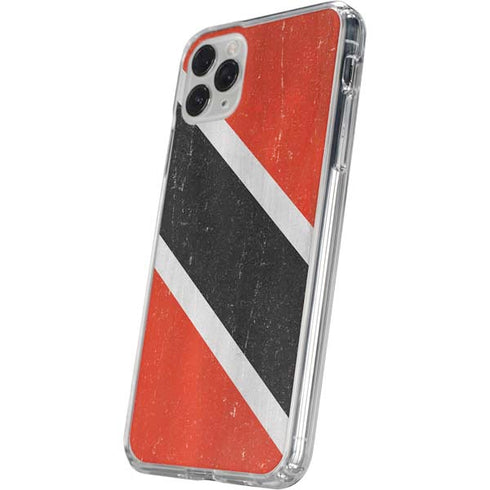 Trinidad and Tobagao Flag Distressed iPhone 11 Pro Clear Case