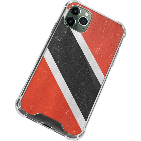Trinidad and Tobagao Flag Distressed iPhone 11 Pro Max Clear Case